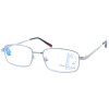 Gleitsichtbrille CONNY - erweiterte Fertiglesehilfe / Lesebrille | Arbeitsplatzbrille +1,50 dpt Silber