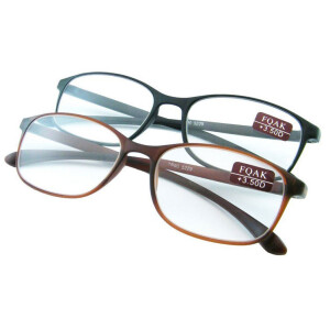 Fertiglesebrille NANA schwarz / braun