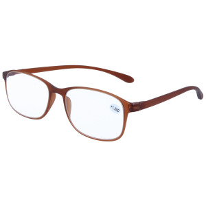 Fertiglesebrille NANA schwarz / braun braun +3,00 dpt