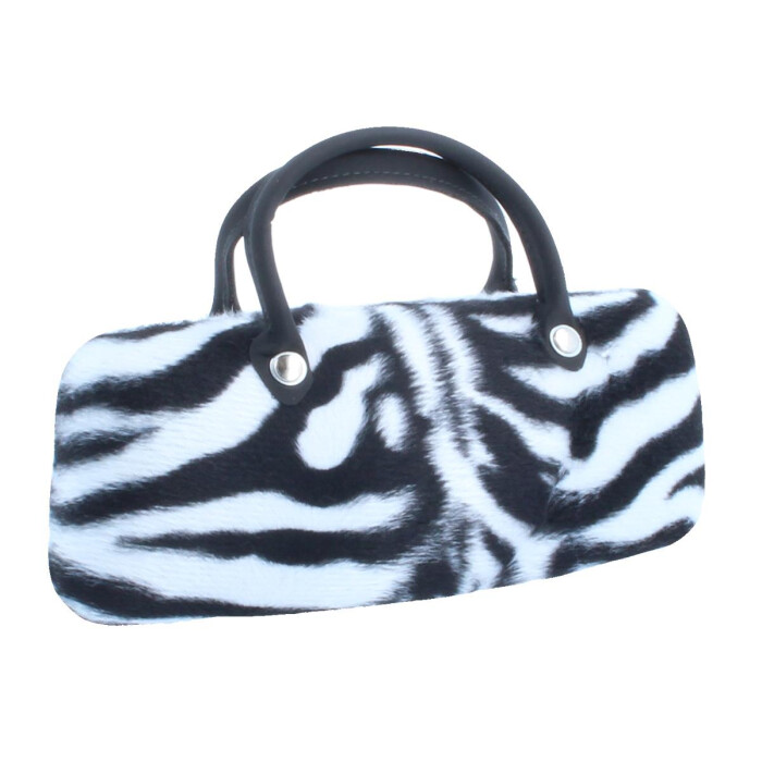 Brillenetui Handtasche Safari in vers. Varianten Zebra
