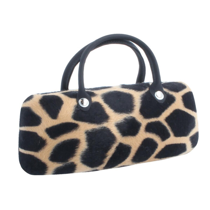 Brillenetui "Handtasche" Safari in vers. Varianten Giraffe