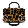 Schönes Hartschalenetui - Handtasche in Safari - im Design Giraffe