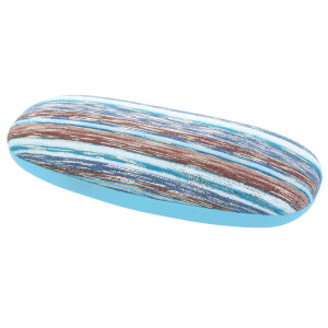 glänzendes Streifen - Brillenetui...