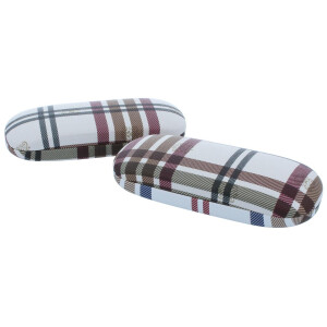 schönes Brillenetui in Leinenoptik "New...