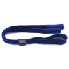 justierbares Sport-Brillenband mit großem,eingelassenem Tube-Endstück in blau