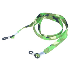 Brillenband / -kordel im Camouflage-Design in grün