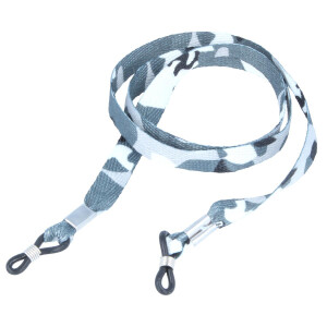 Brillenband / -kordel im Camouflage-Design in grau