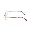 Klassische Lesebrille / Halbbrille CoopClip in Gold mit Clip / Befestigungsklammer +2,50 dpt