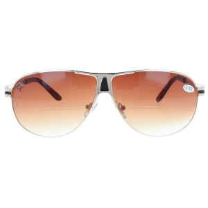 Bifokal-Sonnenbrille mit Verlaufstönung und Leseteil...