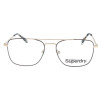 Klassische Brillenfassung Superdry SDO-Reggie Col 004 Gold/Schwarz 53/16 Metall