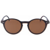 klassische Panto-Lesebrille oder Sonnenbrille mit Magnet-Clip und Einstecketui havanna + 1,5 dpt