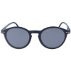 klassische Panto-Lesebrille oder Sonnenbrille mit Magnet-Clip und Einstecketui schwarz + 2,5 dpt