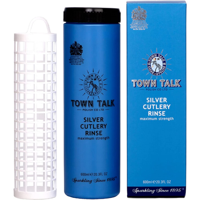 Town Talk - Silber Cutlery Rinse mit Eintauchkorb, 600 ml