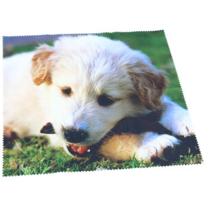 Motiv Microfasertuch "Hundewelpe"