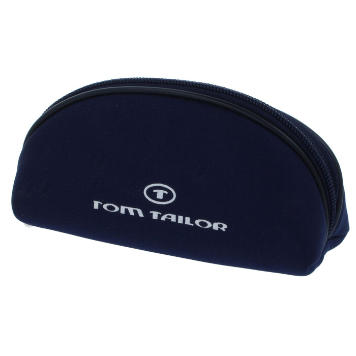 Modisches Taschen-Etui mit Reißverschluss von TOM TAILOR in klein, Blau