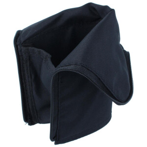 Moderne Universaltasche mit Reißverschluss mit goldenem VIP-Logo