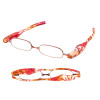faltbare Lesebrille /-hilfe PODREADER FINE mit verschiedenen Mustern Blume pink +2,50 dpt