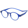 MONTANA-Lesebrille/-hilfe "MAG" mit Magnetbügelenden und Stecketui in Blau + 2,50 dpt