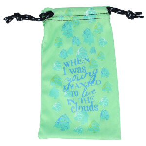 Superweicher Brillenetui-Beutel TIMEZONE mit Zugband und...