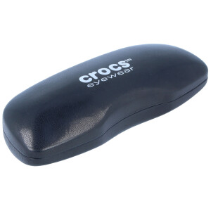 Robustes Metallscharnier-Brillenetui CROCS Hardcase Schwarz