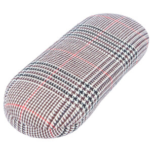 Kleines Hartschalenetui mit weichem Textilbezug mit...