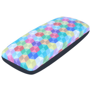 Modernes Hartschalenetui MYKONOS mit buntem Design-Muster