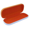 Niedliches Kinder-Brillenetui "BUDDY" mit lustigem Tiermotiv mit Metallscharnier in Orange