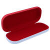 Niedliches Kinder-Brillenetui "BUDDY" mit lustigem Tiermotiv mit Metallscharnier in Rot