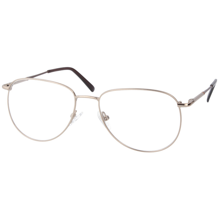 Klassische Vollrand - Brillenfassung 7009A22 54/16  mit Federscharnier in Gold