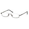 elegante Nylor-Lesebrille/-hilfe "Wikerus" in dunkelbraun +3,00 dpt