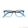 Bunte Lesebrille /-hilfe MARLEN mit farblich passendem Einstecketuibeutel in Blau + 2,50 dpt