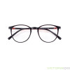 Moderne Lesebrille /-hilfe LINDA mit farblich passendem Einstecketuibeutel in Rot + 1,50 dpt