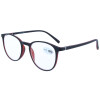 Moderne Lesebrille /-hilfe LINDA mit farblich passendem Einstecketuibeutel in Rot + 2,50 dpt