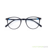 Moderne Lesebrille /-hilfe LINDA mit farblich passendem Einstecketuibeutel in Blau + 1,50 dpt