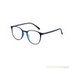 Moderne Lesebrille /-hilfe LINDA mit farblich passendem Einstecketuibeutel in Blau + 2,50 dpt