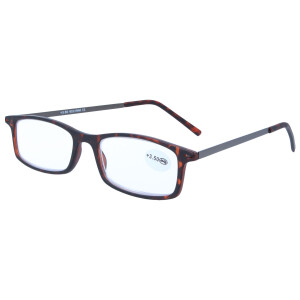 schmale flache Kunststoff - Lesebrille /-hilfe mit Etui...