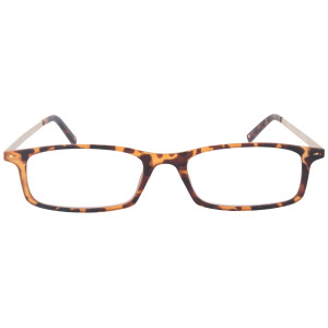 schmale flache Kunststoff - Lesebrille /-hilfe mit Etui...