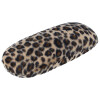 Flauschiges Hartschalenetui mit weichem Fellimitat im Leoparden-Muster LEO in Braun