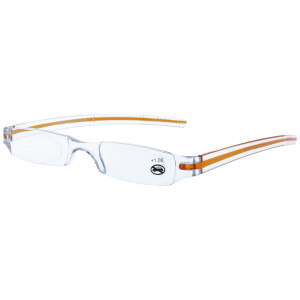 randlose, sportliche Kunststoff-Lesehilfe in leuchtenden...