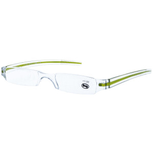 randlose, sportliche Kunststoff-Lesehilfe in leuchtenden...