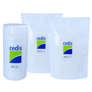 CEDIS Reinigungstücher in Box 90 Stk. + 2 x...