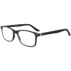 Trendige Lesebrille /-hilfe SYRAKUS  mit Einsteckbeutel Schwarz Blueblocker + 2,5 dpt