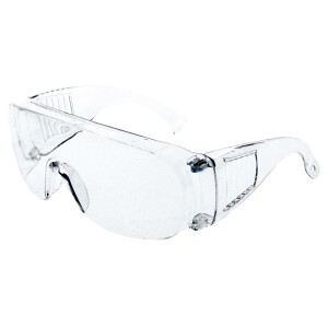 Praktische Schutzbrille aus stabilem Kunststoff mit sehr...
