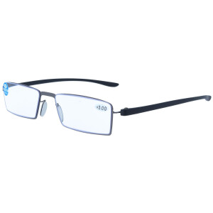 schmale Fertig-Lesebrille im charakteristischen Design -...