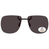 Sonnenschutz Vorhänger/ Clip on mit Polarisation - Groß - in Grau