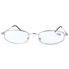 Schicke Lesebrille / -hilfe BENTE aus Metall mit klassischer Form und Federscharnier in Gold + 2,00 dpt