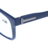 Schicke Kunststofflesebrille RILEY / MR73 mit Federscharnier in Blau + 1,50 dpt