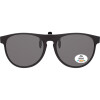 Sonnenschutz Vorhänger / Clip on - mit Polarisation - groß, oval - Schwarz