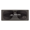 Sonnenschutz Vorhänger/ Clip on - mit Polarisation - groß, rechteckig - in Schwarz / Blau