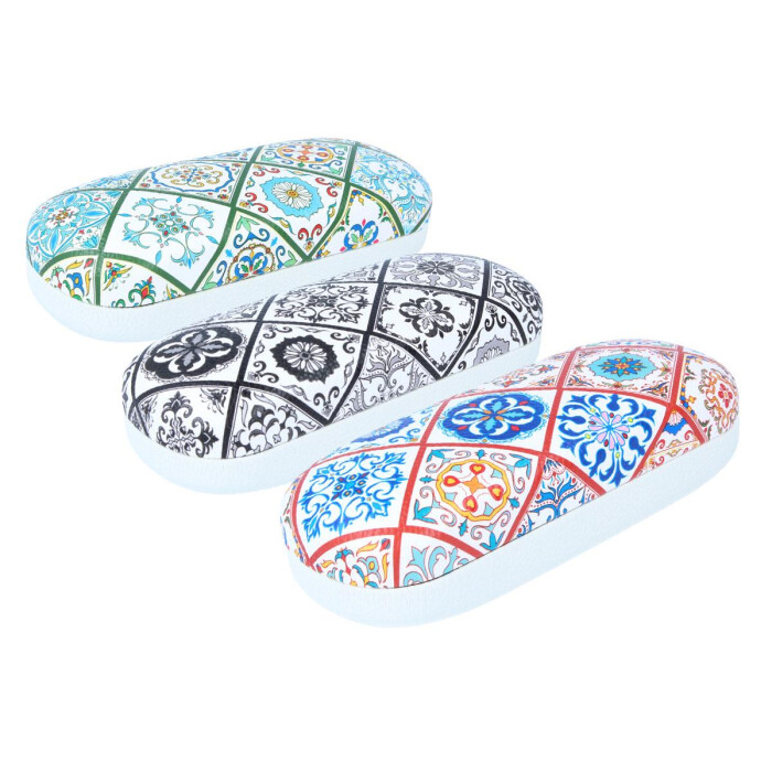 Schickes Hartschalen-Etui ALMERIA mit Kunstlederbezug im orientalischen Design